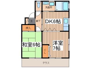 セピアコート壱番館の物件間取画像